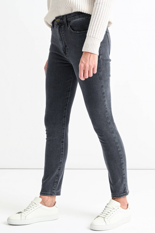 Pistola Vintage Skinny Jeans CARA in Dunkelgrau