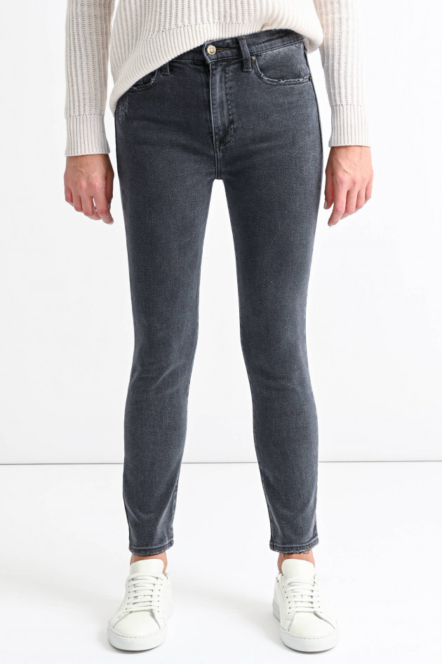 Pistola Vintage Skinny Jeans CARA in Dunkelgrau