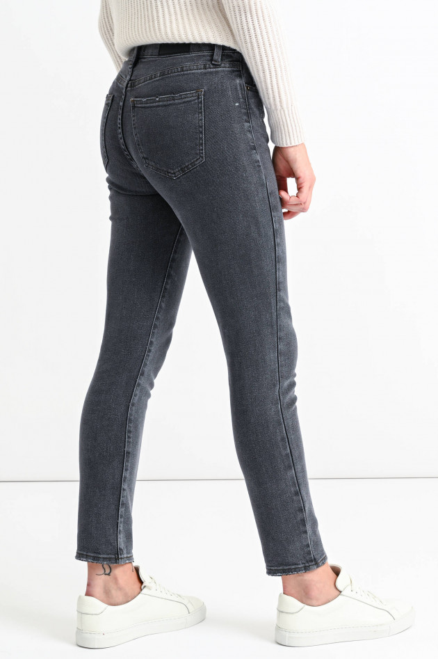 Pistola Vintage Skinny Jeans CARA in Dunkelgrau