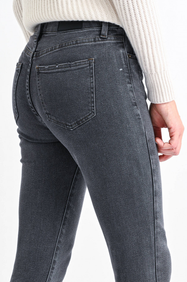 Pistola Vintage Skinny Jeans CARA in Dunkelgrau