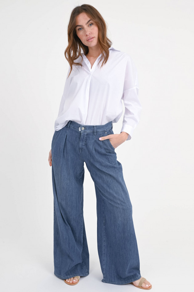PNTS Palazzo-Hose THE GENT in Mittelblau