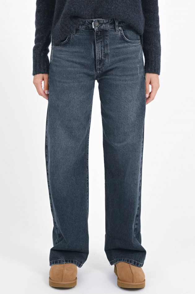 PNTS Wide Leg Denim THE LOOSE in Dark Blue