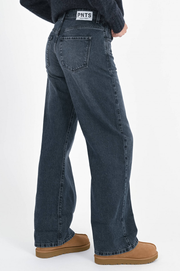 PNTS Wide Leg Denim THE LOOSE in Dark Blue