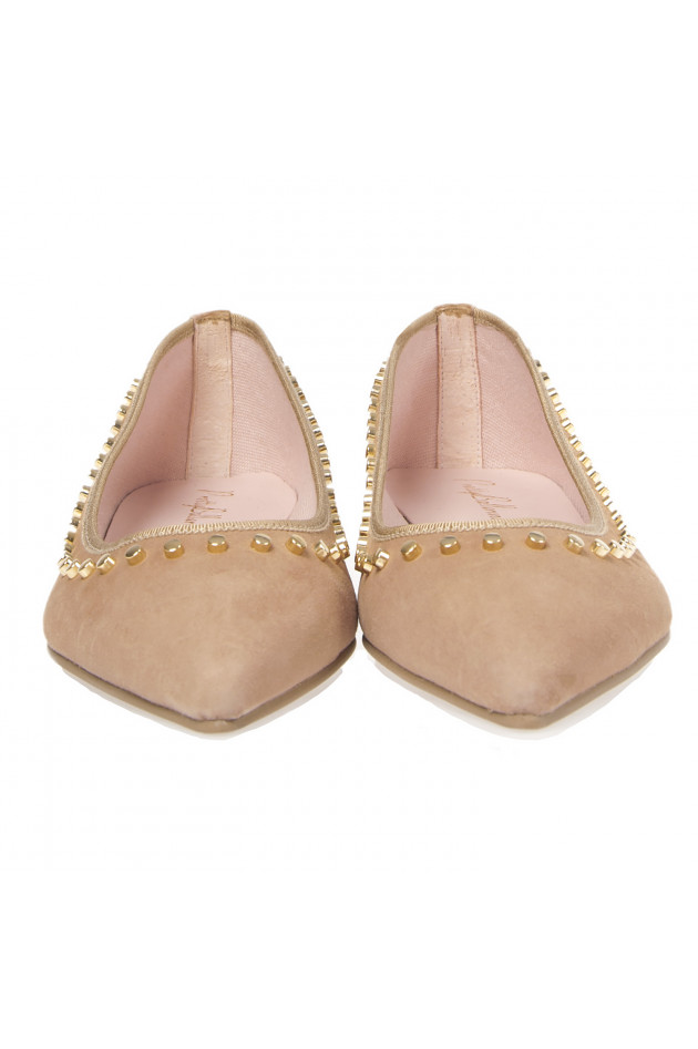 Pretty Ballerinas Ballerina ELLA in Camel/Gold