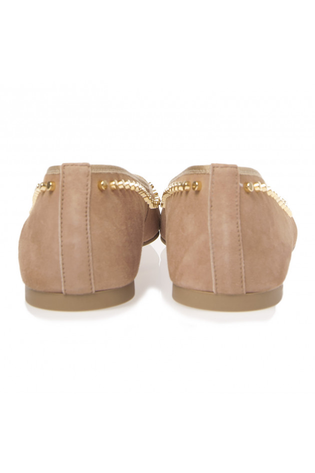 Pretty Ballerinas Ballerina ELLA in Camel/Gold