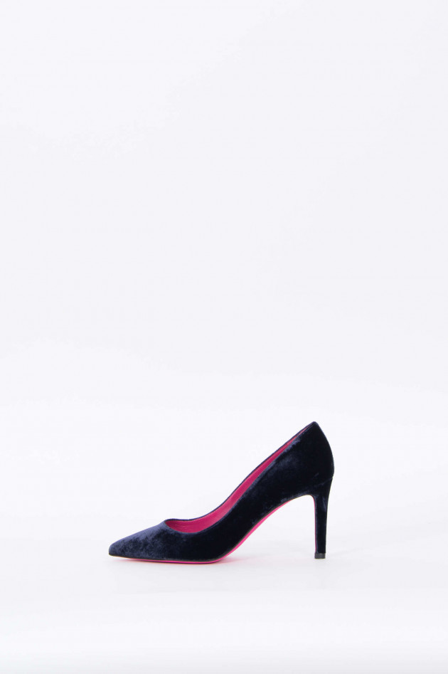 Pretty Ballerinas Samt Pumps in Blau