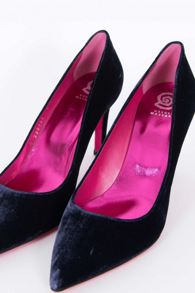 Pretty Ballerinas Samt Pumps in Blau