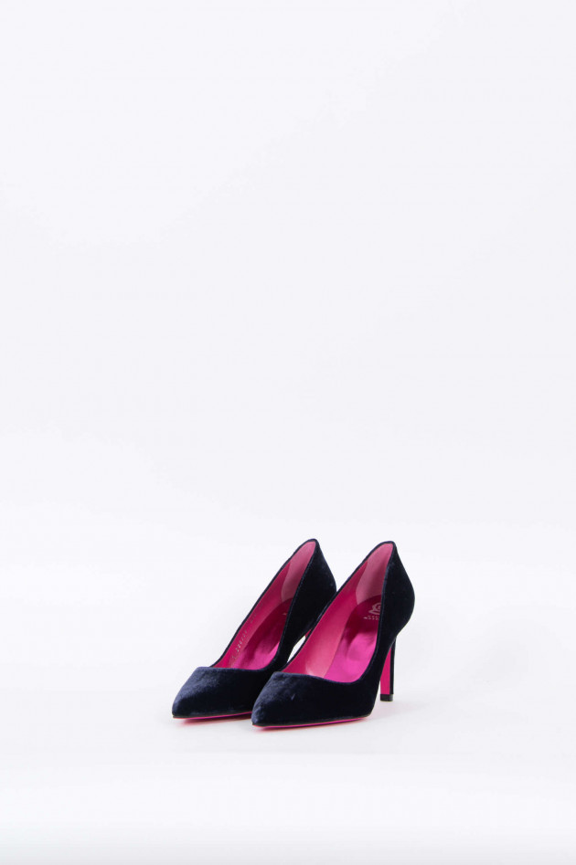 Pretty Ballerinas Samt Pumps in Blau