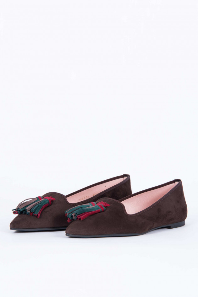 Pretty Ballerinas Loafer ELLA in Dunkelbraun