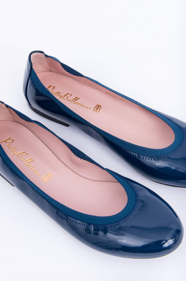 Pretty Ballerinas Hochglanz Ballerinas in Navy