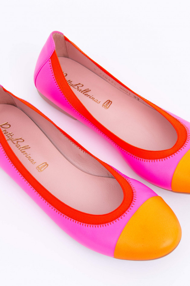 Pretty Ballerinas Moderne Ballerinas in Pink/Orange