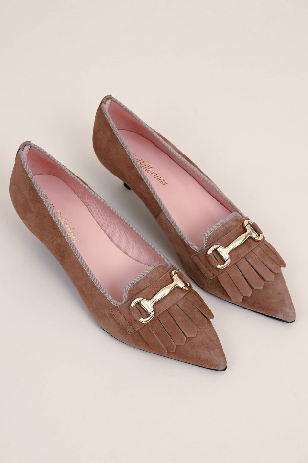 Pretty Ballerinas Pumps mit Schnalle in Taupe