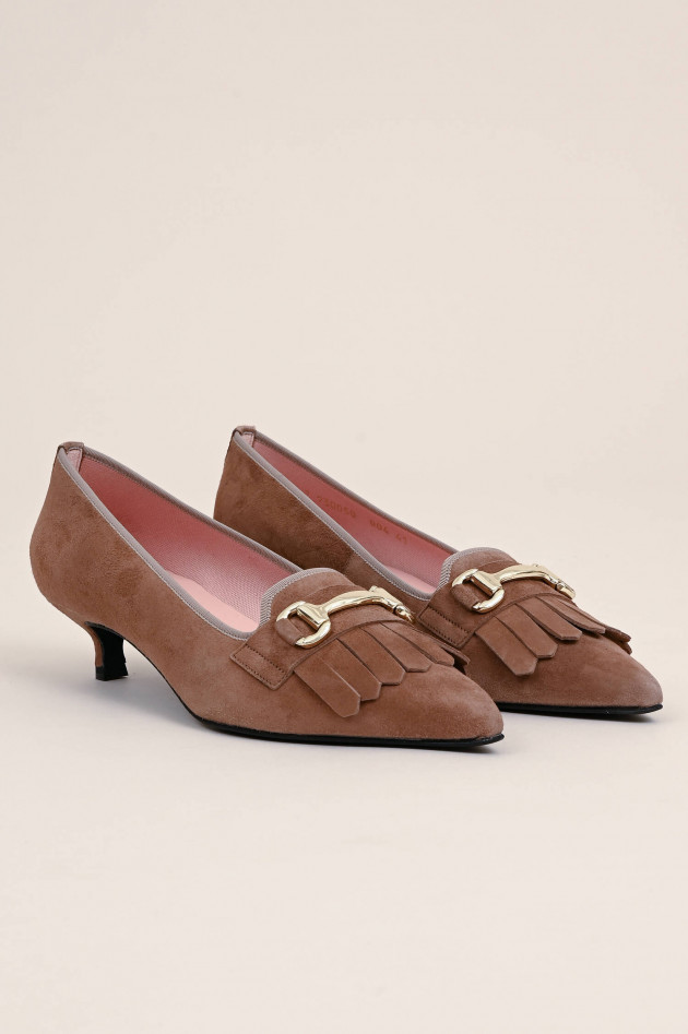 Pretty Ballerinas Pumps mit Schnalle in Taupe