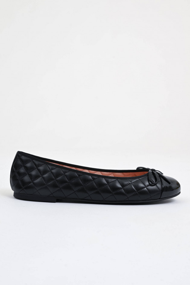 Pretty Ballerinas Gesteppte Ballerina in Schwarz