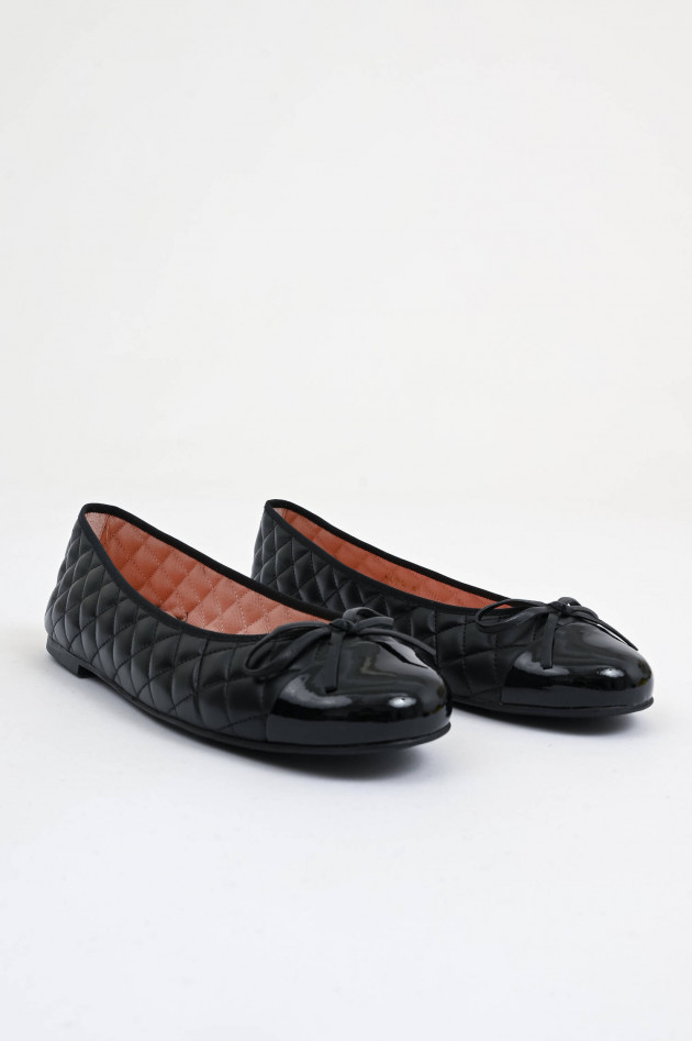 Pretty Ballerinas Gesteppte Ballerina in Schwarz