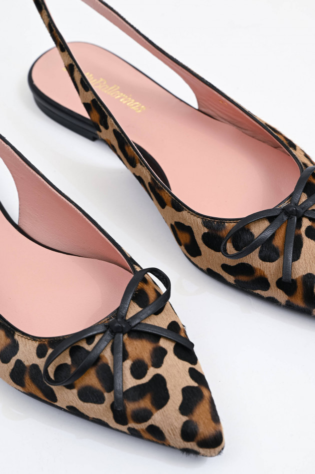 Pretty Ballerinas Leo Sling Back MURABI in Braun/Schwarz