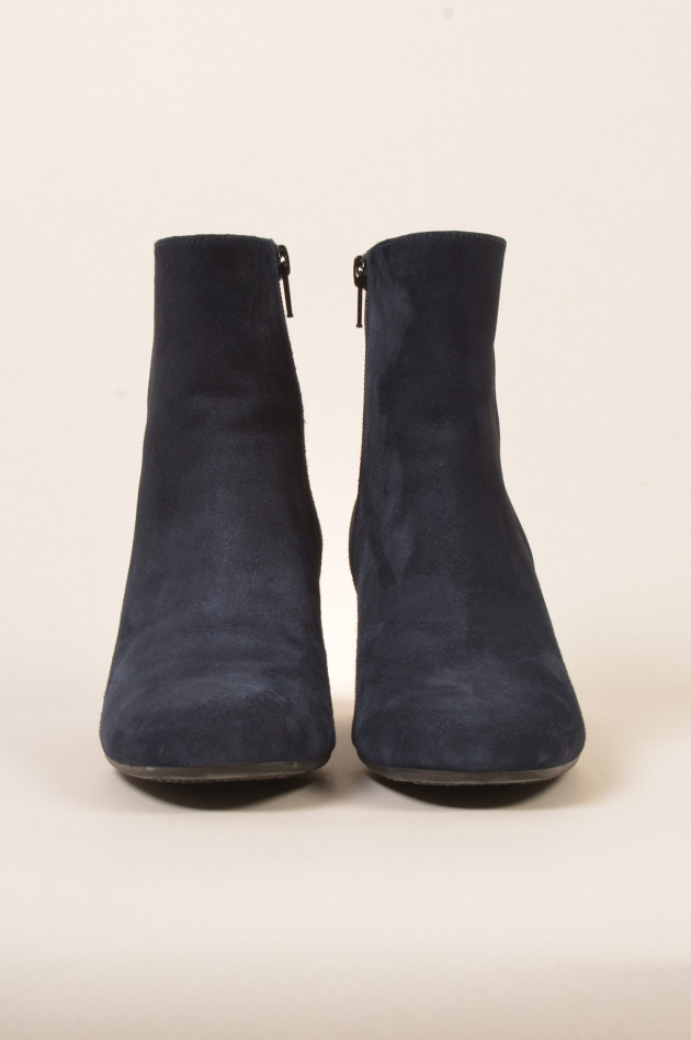 Pretty Ballerinas Stiefelette aus Veloursleder in Navy