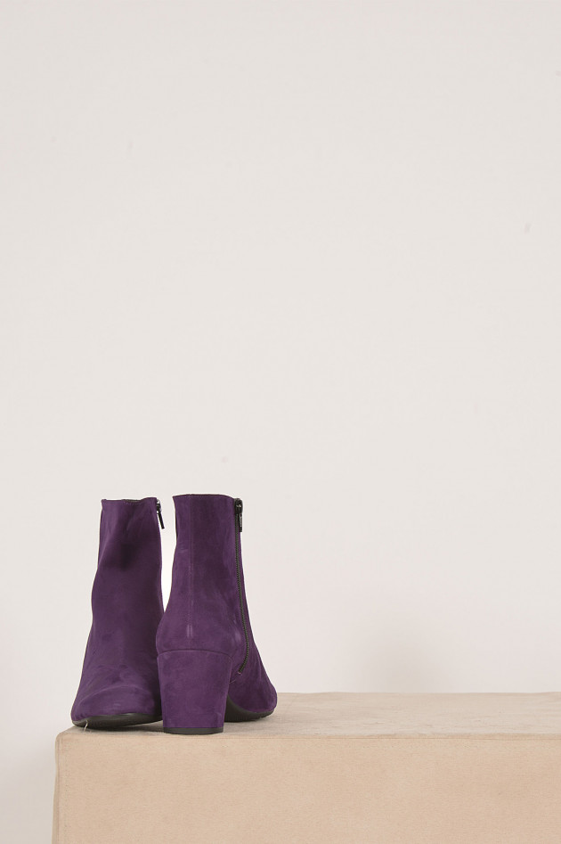 Pretty Ballerinas Stiefelette aus Veloursleder in Violett