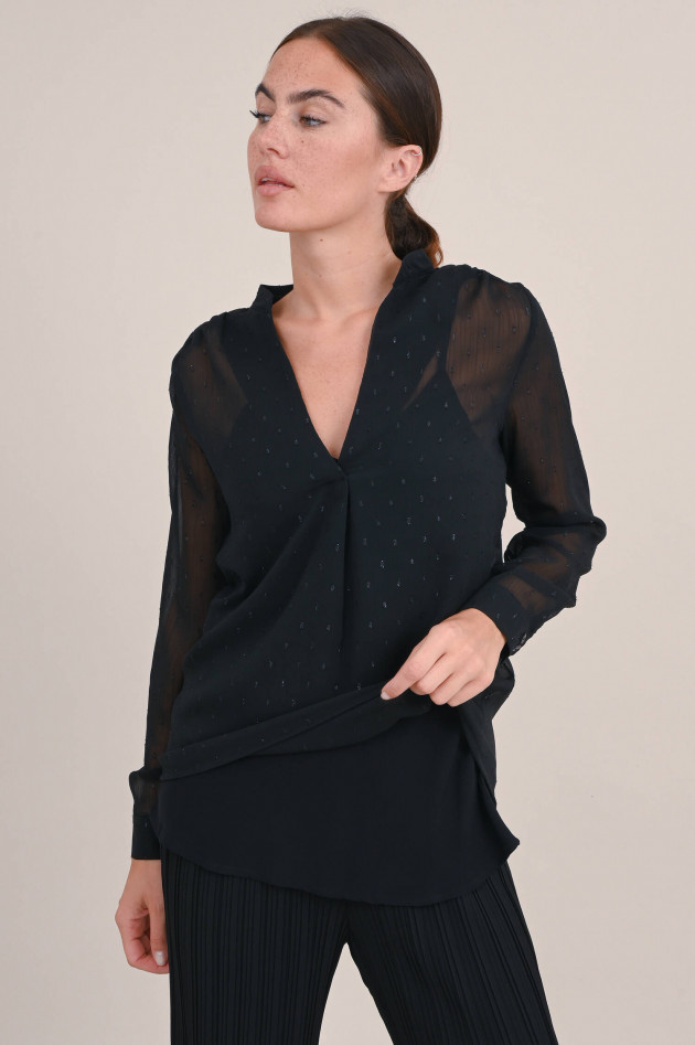 Princess goes Hollywood Buse mit Glitzer-Details in Schwarz