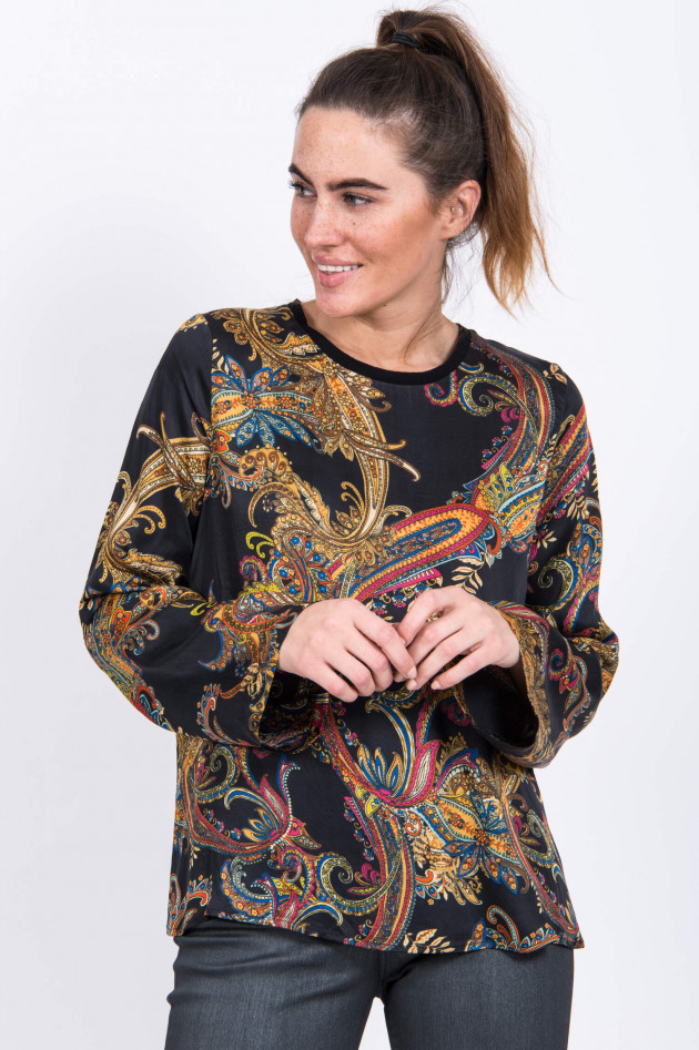 Princess goes Hollywood Blusenshirt im Paisley-Design in Schwarz