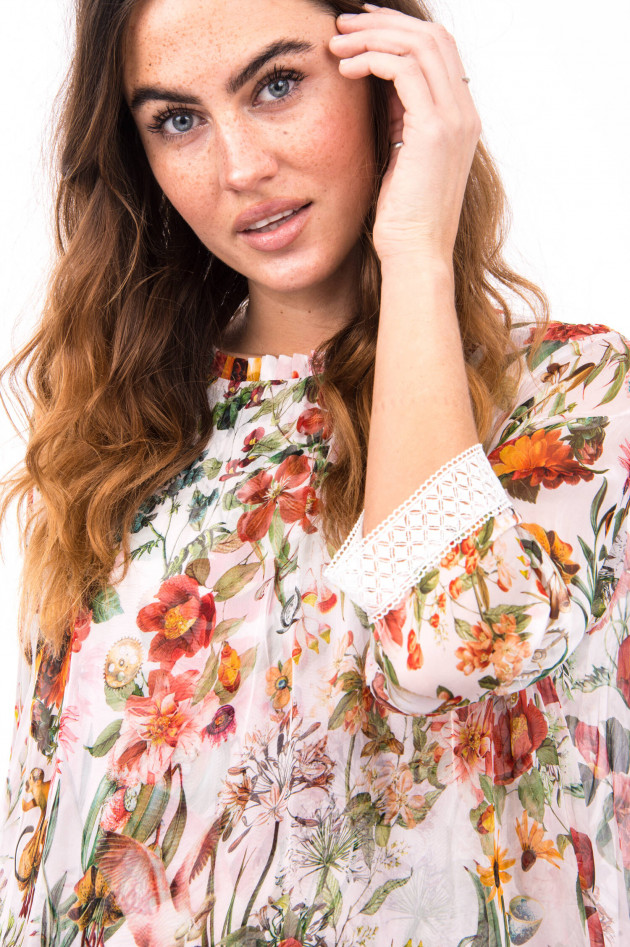 Princess goes Hollywood Bluse mit Floralem-Print in Rosa