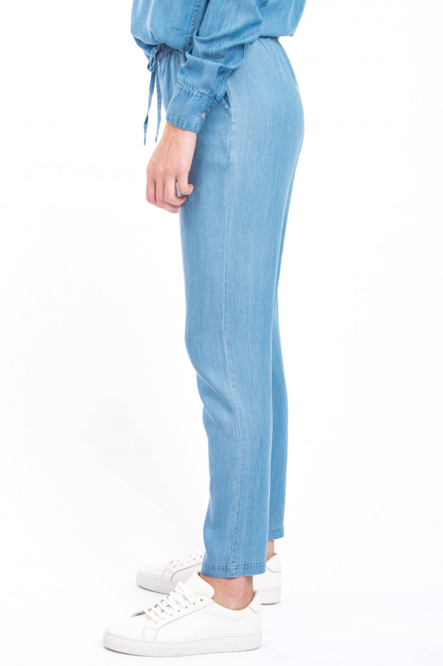 Princess goes Hollywood Lockere Hose mit Jeansoptik in Mittelblau