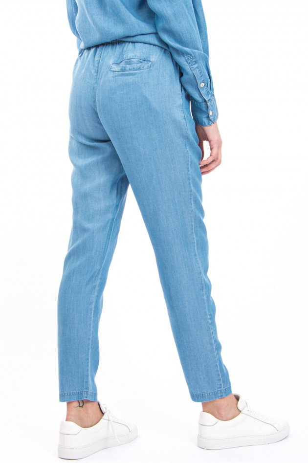 Princess goes Hollywood Lockere Hose mit Jeansoptik in Mittelblau