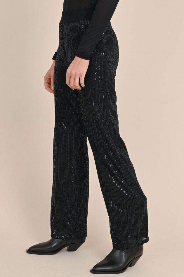 Princess goes Hollywood Hose mit Pailletten in Schwarz