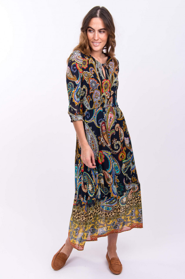 Princess goes Hollywood Maxi-Kleid im Paisley-Design in Navy