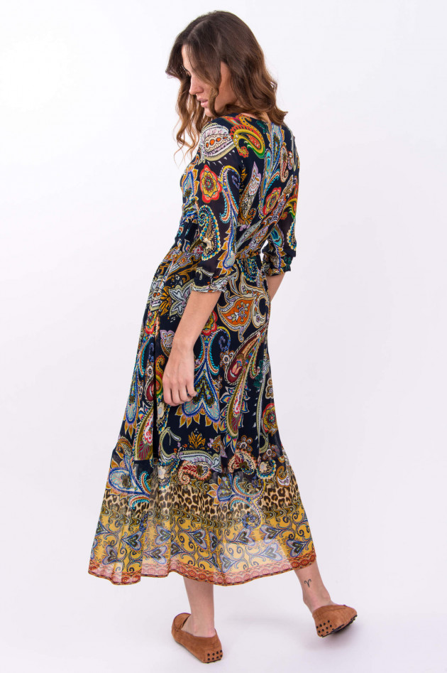 Princess goes Hollywood Maxi-Kleid im Paisley-Design in Navy