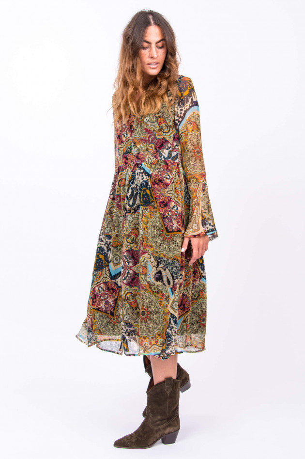 Princess goes Hollywood Kleid aus Viskose im Paisley-Design