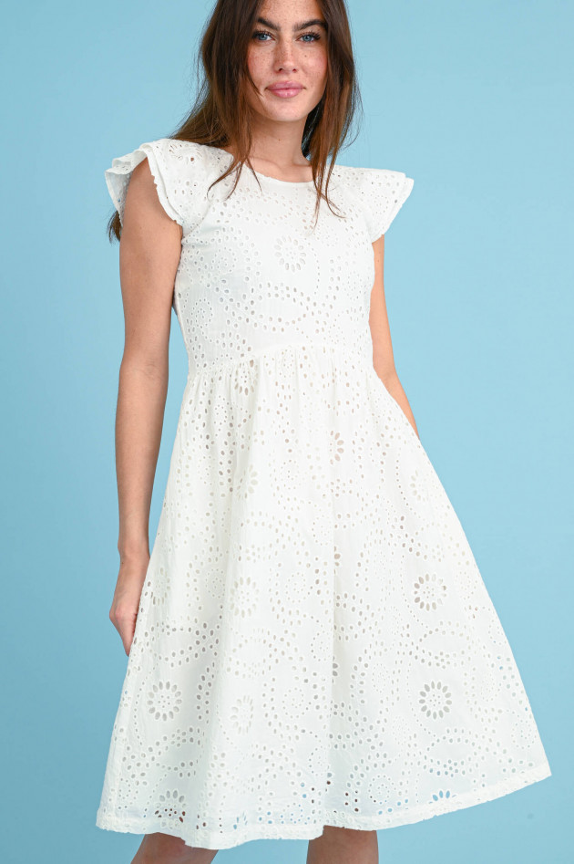 Princess goes Hollywood Kleid aus Spitze in Weiß