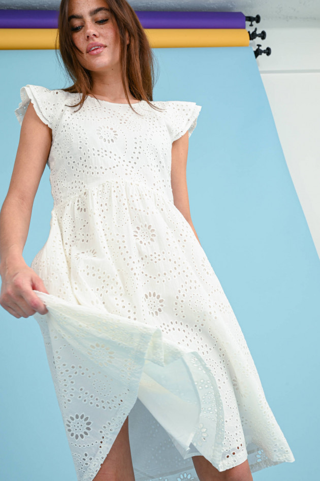 Princess goes Hollywood Kleid aus Spitze in Weiß
