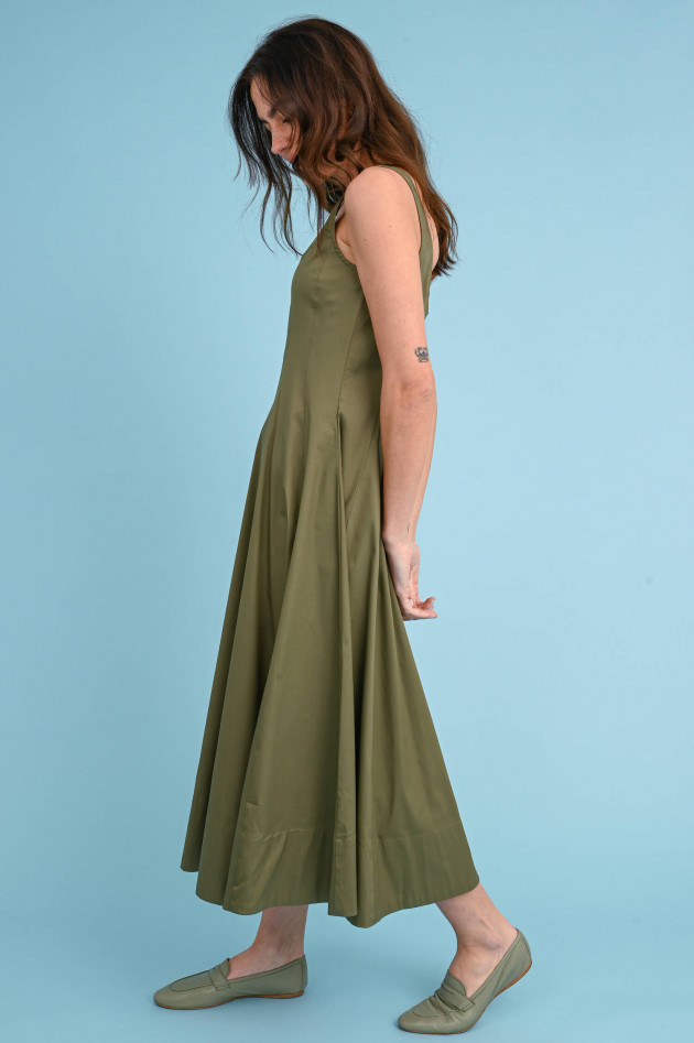 Princess goes Hollywood Ausgestelltes Midi-Kleid in Khaki