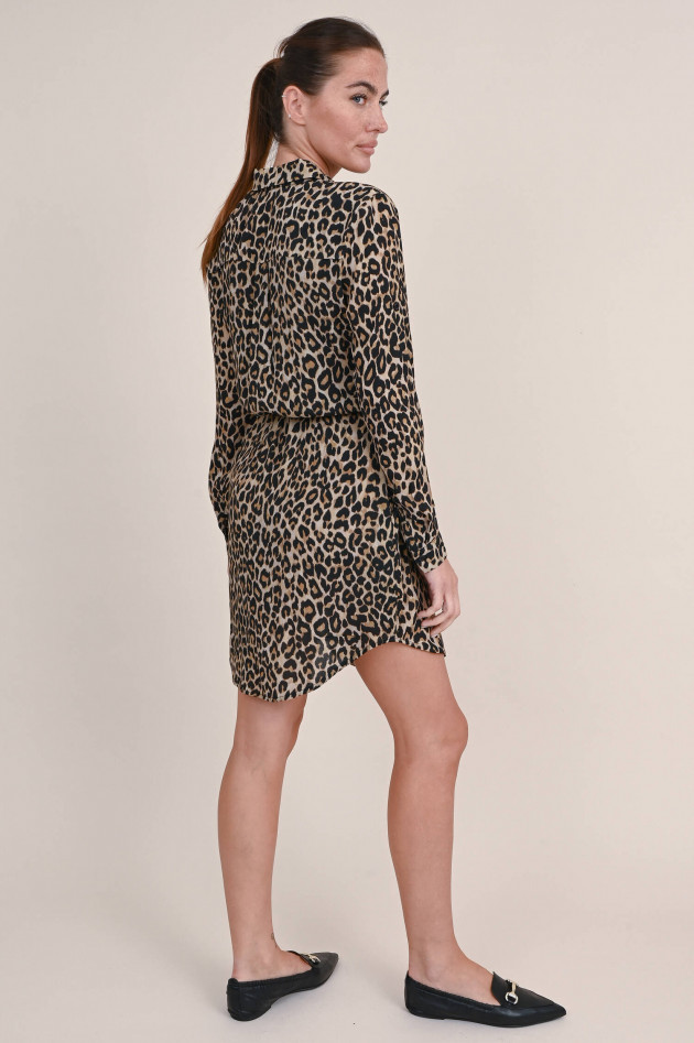 Princess goes Hollywood Viskose Kleid mit Leo-Print in Braun