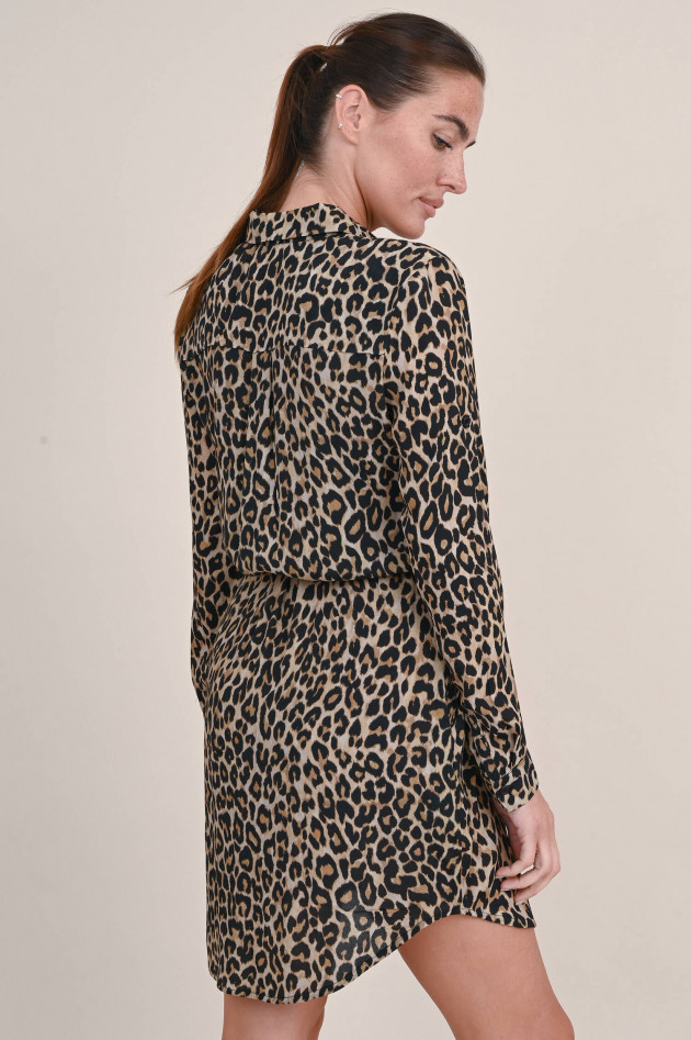 Princess goes Hollywood Viskose Kleid mit Leo-Print in Braun