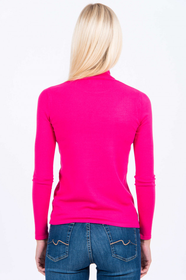 Princess goes Hollywood Rollkragenpullover aus Feinstrick in Pink