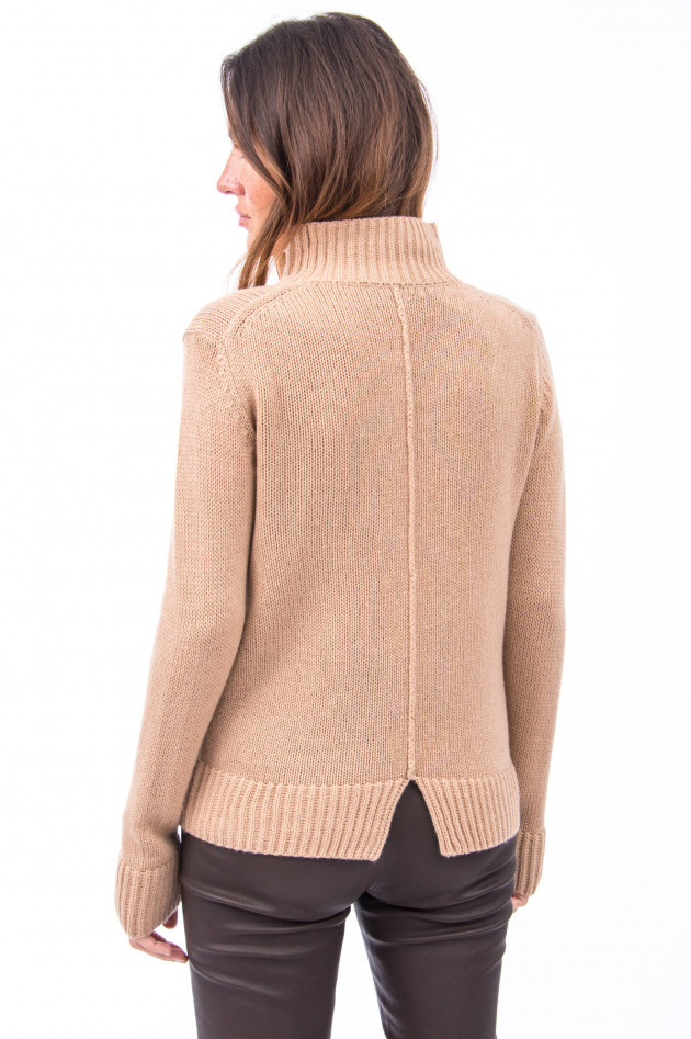 Princess goes Hollywood Strickpullover aus Woll-Kaschmir-Mix in Camel