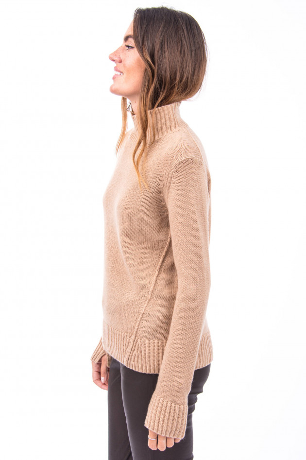 Princess goes Hollywood Strickpullover aus Woll-Kaschmir-Mix in Camel