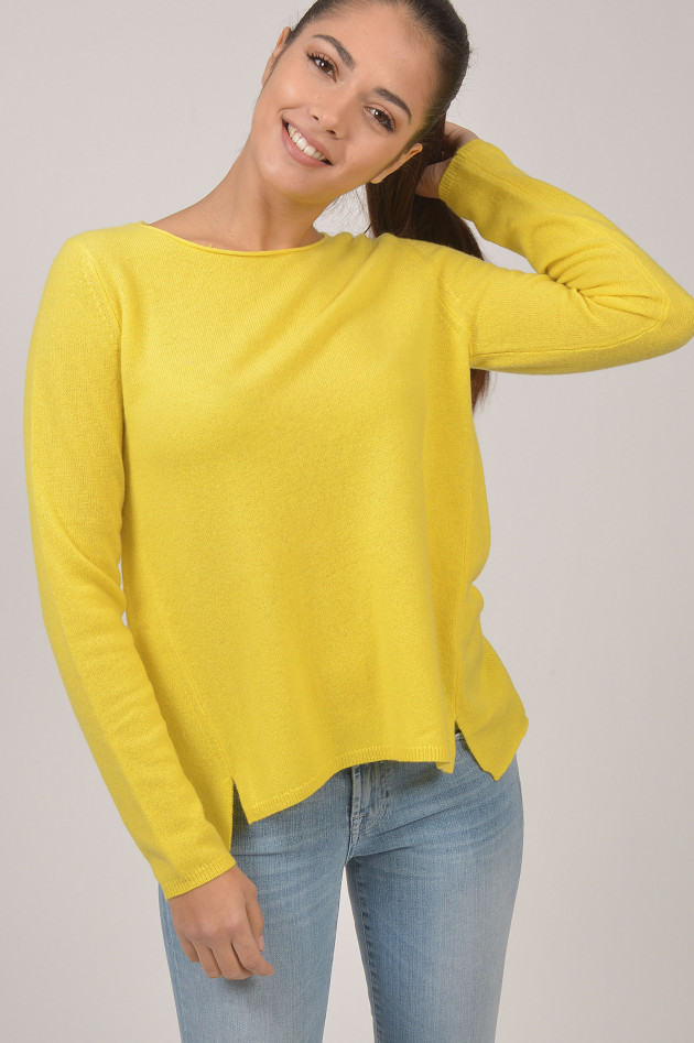 Princess goes Hollywood Oversized - Pullover aus Cashmere in Gelb