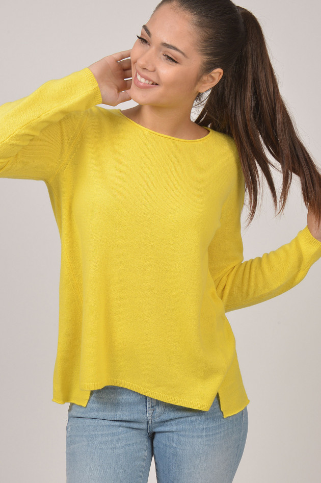 Princess goes Hollywood Oversized - Pullover aus Cashmere in Gelb
