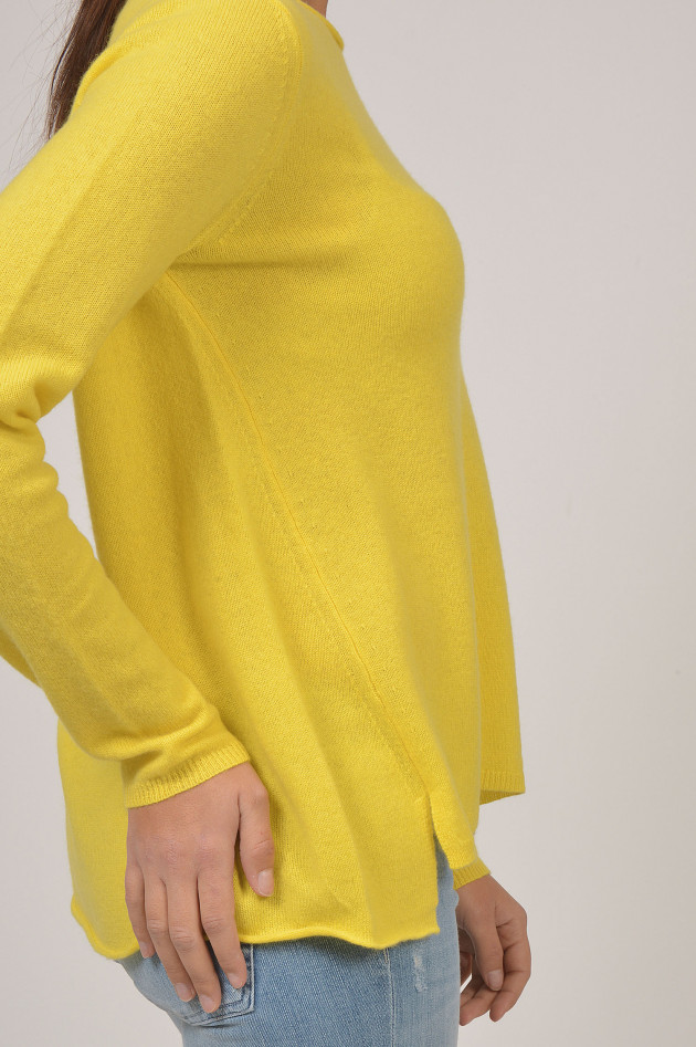 Princess goes Hollywood Oversized - Pullover aus Cashmere in Gelb