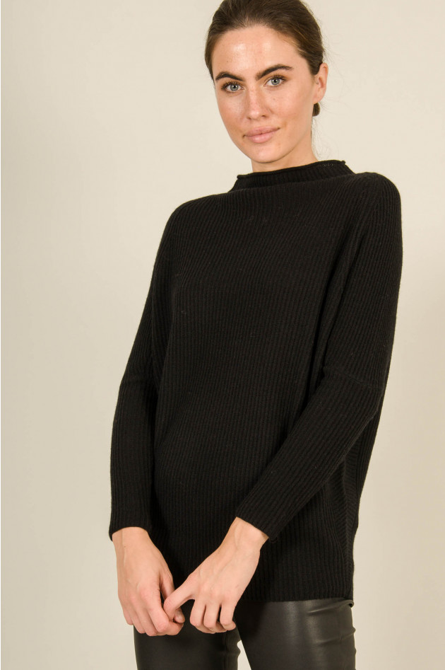 Princess goes Hollywood Pullover Rippstrick in Schwarz