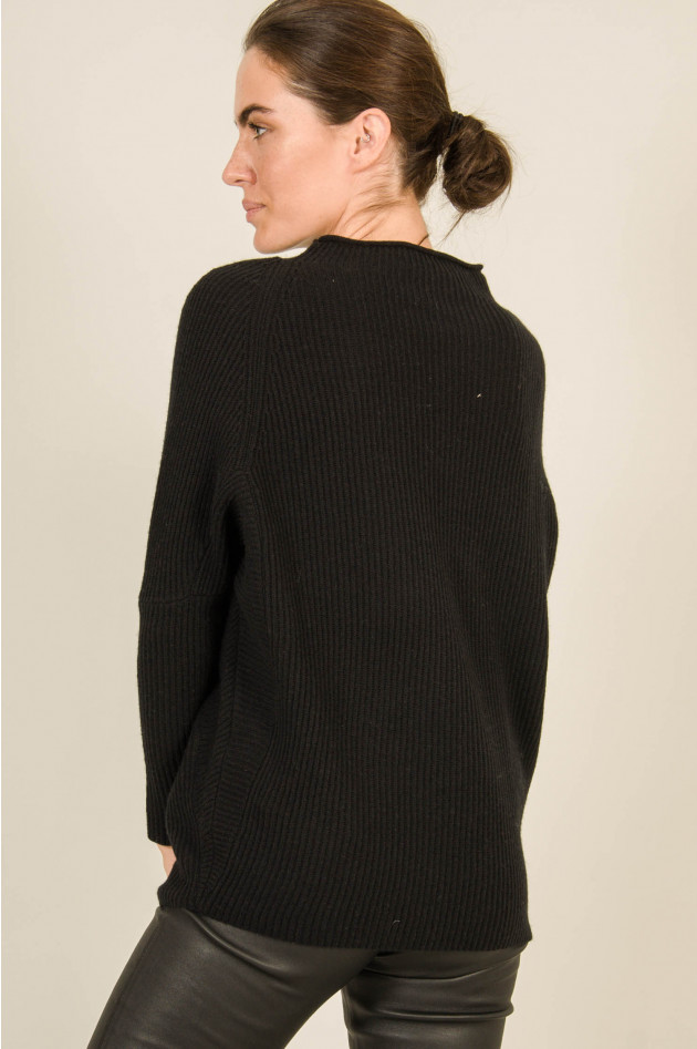 Princess goes Hollywood Pullover Rippstrick in Schwarz