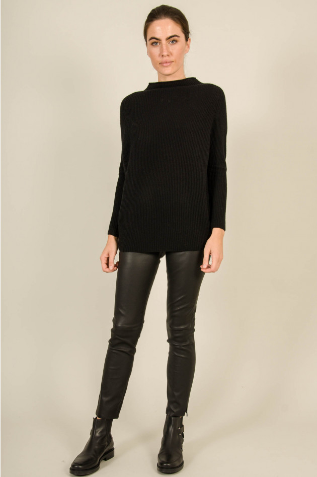 Princess goes Hollywood Pullover Rippstrick in Schwarz