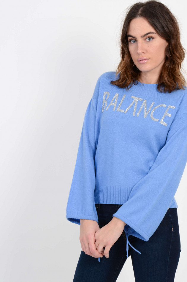 Princess goes Hollywood Kapuzensweater BALANCE in Blau/Silber glitzer