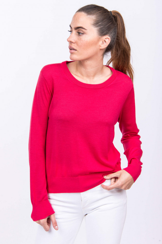 Princess goes Hollywood Leichter Feinstrick-Pullover in Fuchsia