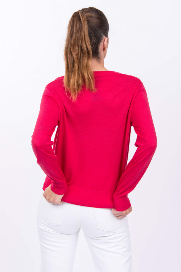 Princess goes Hollywood Leichter Feinstrick-Pullover in Fuchsia