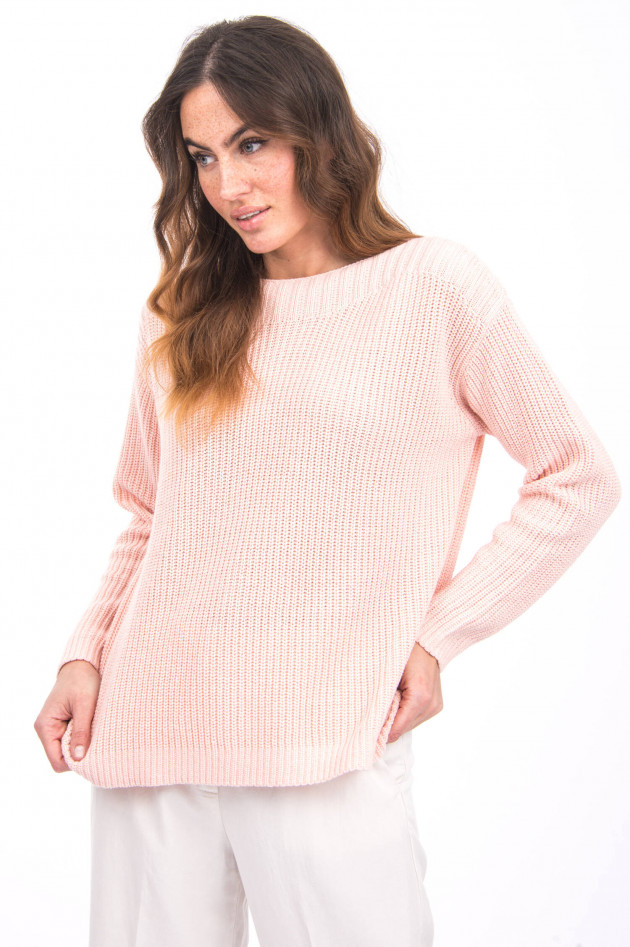 Princess goes Hollywood Strickpullover mit U-Boot-Ausschnitt in Rosa
