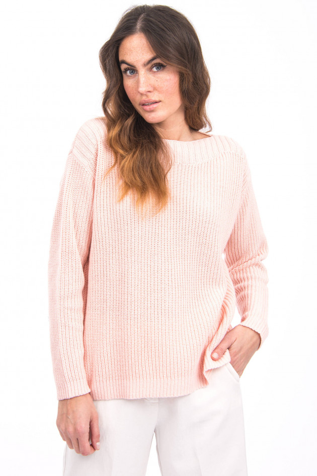 Princess goes Hollywood Strickpullover mit U-Boot-Ausschnitt in Rosa